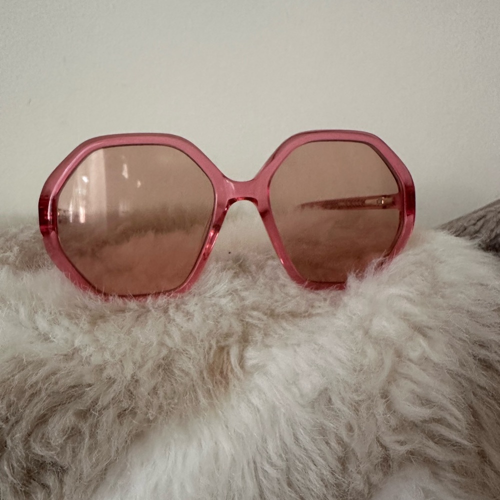 CHLOÉ KIDS Willow hexagonal-frame sunglasses with case